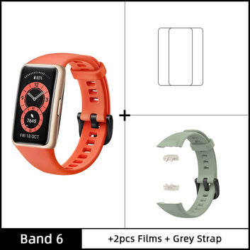 IN STOCK Huawei Band 6 Smartband Blood Oxygen 1.47''AMOLED Band6 Heart Rate Tracker Sleep monitoring Band 6